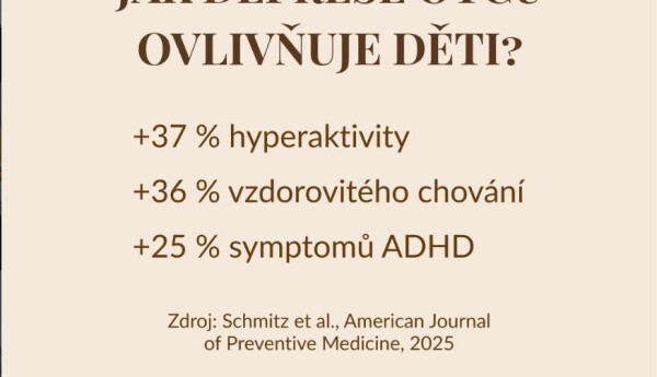 Jak deprese otců ovlivňuje děti?
