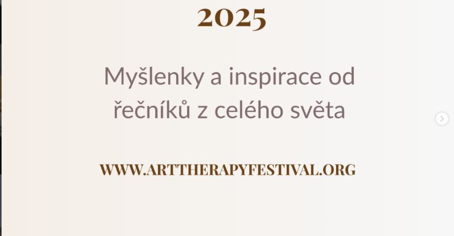 Světový festival uměleckých terapií 2025